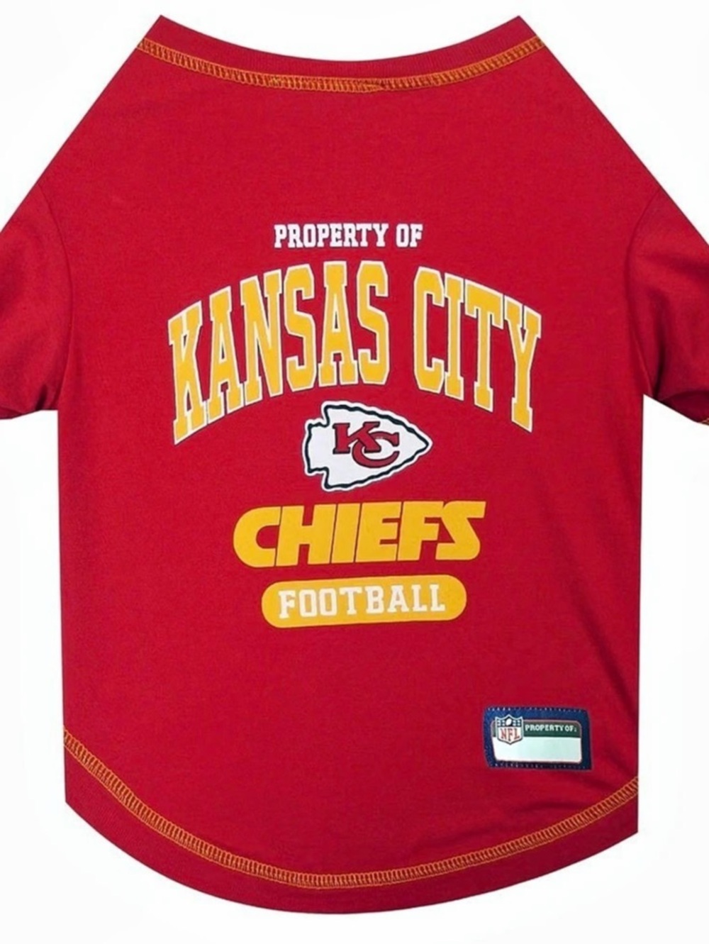 Pets First NFL Kansas City Chiefs Pet T-Shirt Red